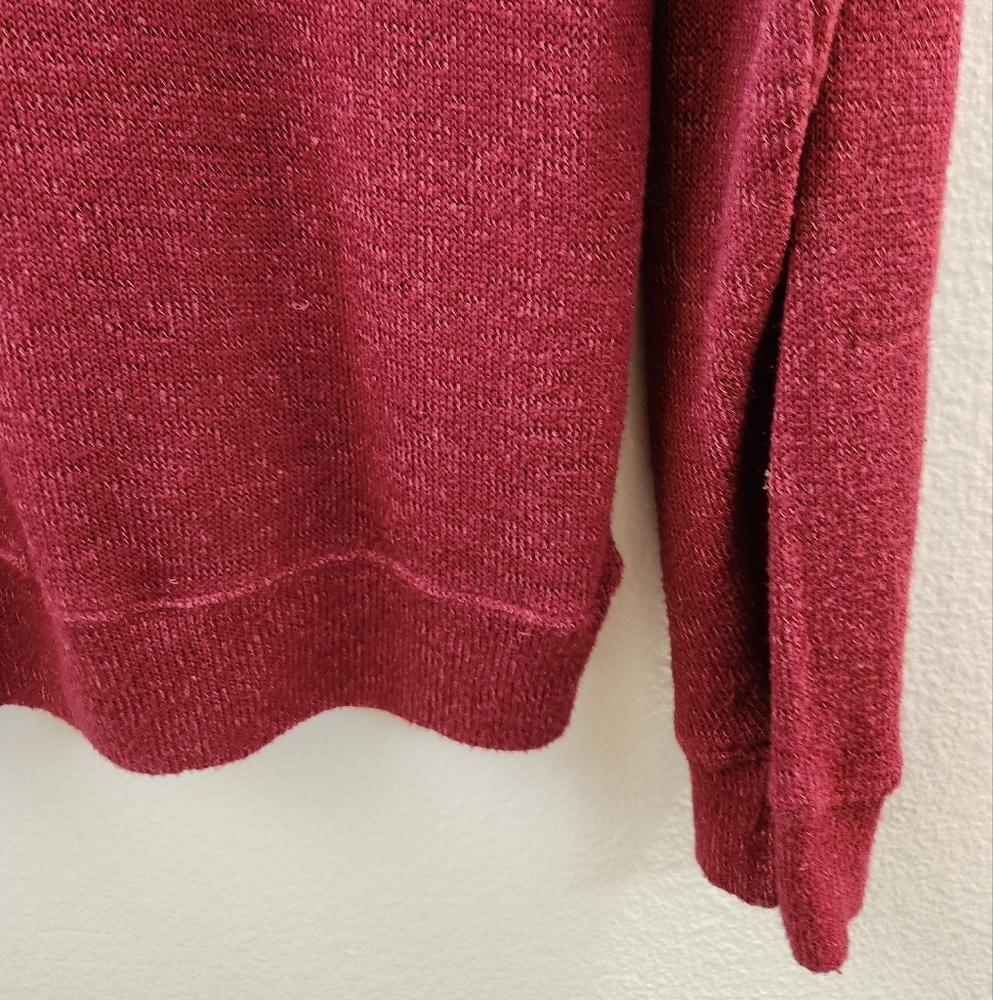 Disney Parks Women's Mickey Mouse Minnie Mouse Long Sleeve Shirt‎ Burgundy Small - Picture 5 of 8
